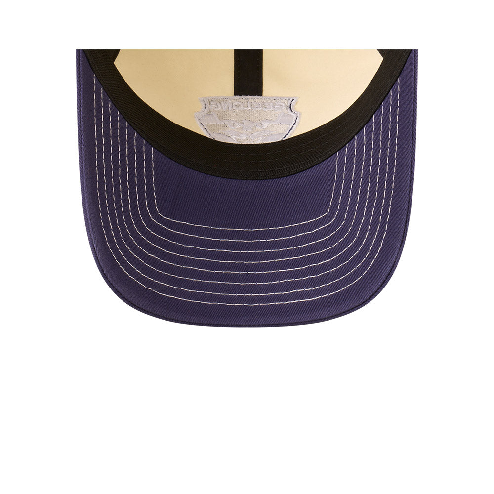 Geelong Cats Hat - 2025 AFL 2Tone Chrome Contrast Casual Classic Strapback Cap - New Era